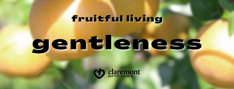 Fruitful living – Gentleness